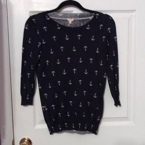 NWOT j crew anchor sweater